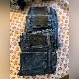 (3) Bundle Rule 18 Bobby Jones Buckle Relaxed Straight Jeans size 32x32